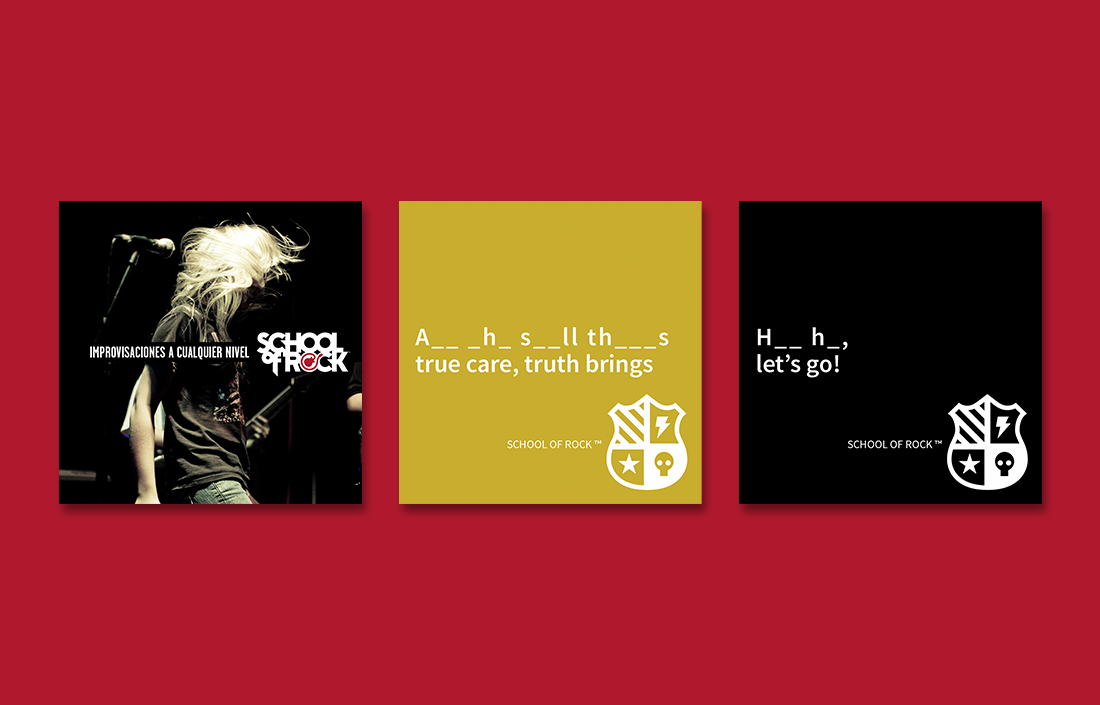 Redes Sociales para School of Rock en Monterrey