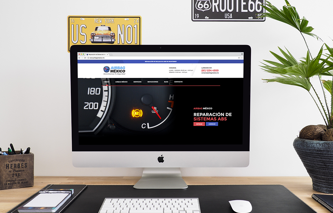 Diseño Web - AirBag México