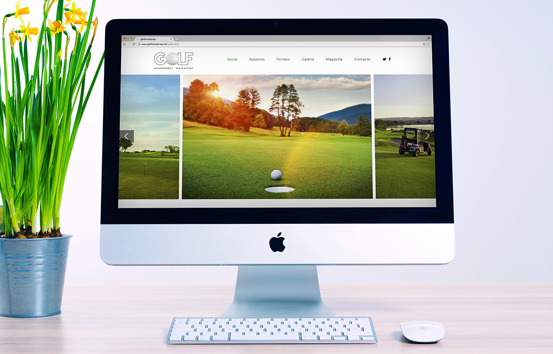Diseño Web Golf Magazine