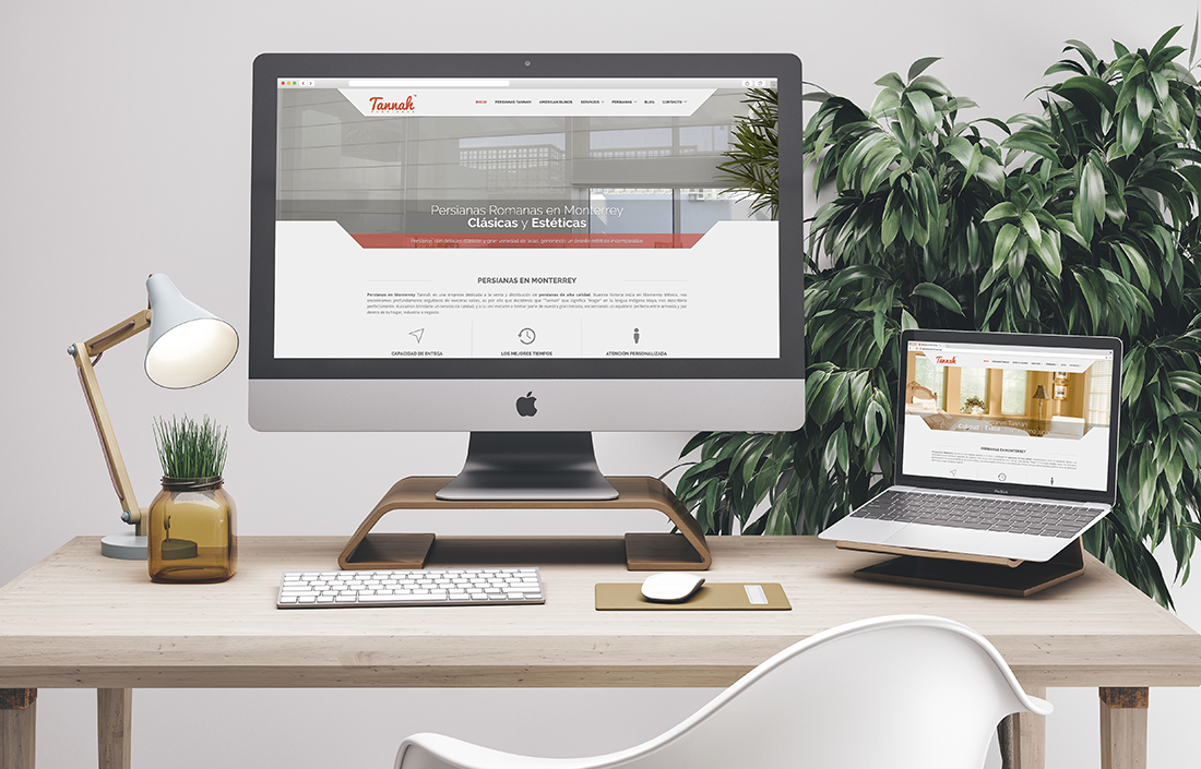 Diseño Web Persianas Tannah
